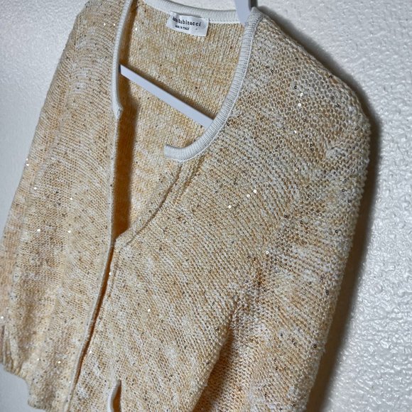 Amina Rubinacci | Boucle Sequin Knit Cardigan - Picture 3 of 8